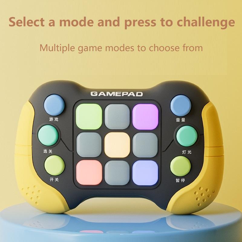 Электронная игра Quick Push, модернизированная игровая консоль Pop Light Quick Push, игрушка-антистресс, сенсорная игровая машина для детей