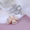 Four Leaf Flower Corsage Brooch
