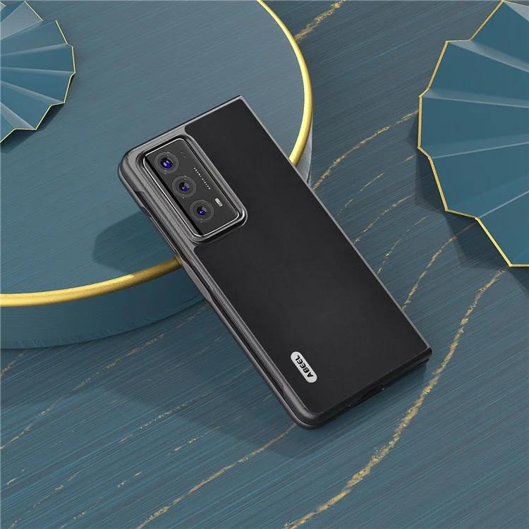 Чехол для ПК из натуральной коровьей кожи с текстурой наппа для Honor Magic V2 5G, ультратонкий защитный чехол для телефона