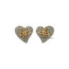 Vivienne WeStwood Женская серьга-гвоздик с кристаллами в форме сердца 62010041 P286