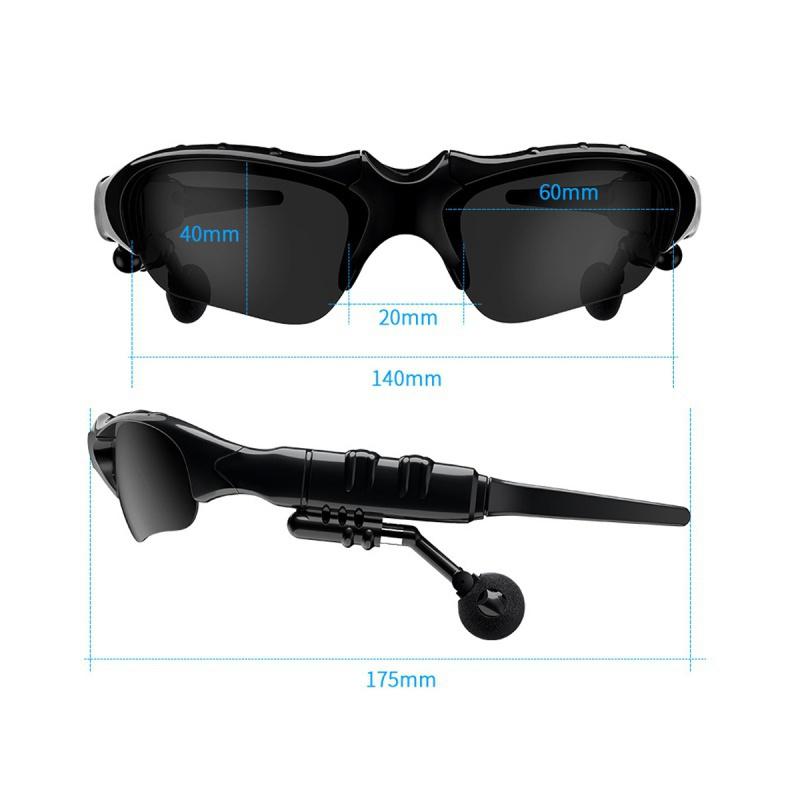 The New Fashion Sports Stereo Wireless Bluetooth 5.0 Headset Telephone Polarized  Driving Sunglasses