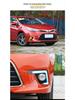 Toyota Corolla 2014-2016 Поворотные светодиодные 3-цветные дневные ходовые огни и указатели поворота