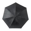 Moonbat Umbrella Folding Umbrella Jacquard Large Size Black [Dachs] Piece-dyed Men's 21-125-11163-05
