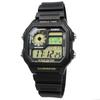 Casio Цифровые часы Мировое время Черный Золотой ЖК-дисплей Международная модель [Casio] AE-1200WH-1BV