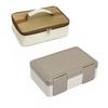 1450 мл Bento Box для детей, 4 отделения, герметичные ланч-боксы с ложкой и вилкой, микроволновый разогрев, портативный герметичный пищевой контейнер