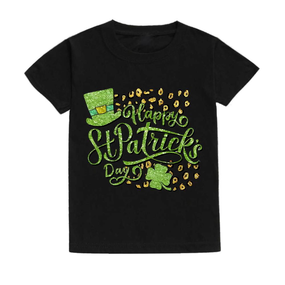Kids St Patricks Day Shirt Clover in Heart Kids St Paddys Day Shirt Boy Girl Shamrock Heart Tee St Patricks Day Toddler Tee
