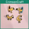 Unique Alloy Cartoon Character Brooch Perfect For Personalized Winter Outfits