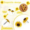 Rose/Sunflower/Daisy Shape Board Pins Thumbtack Photo Wall Nail Decorative Drawing Pins Push Pins