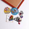 5 Pcs/pack Fusible Embroidery Patch Iron On Patches For Clothing Thermoadhesive Patches For Jackets Jeans Backpack Ironable Sewing Patch