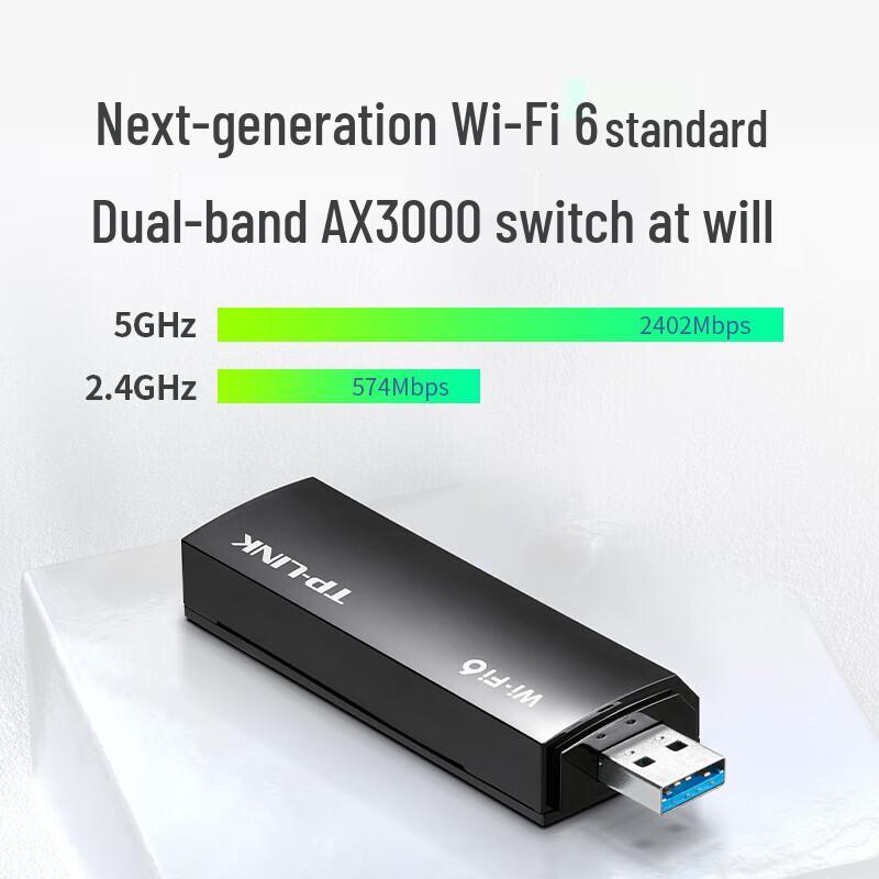 Tp-Link AX3000 Dual-Band WiFi 6 USB Adapter