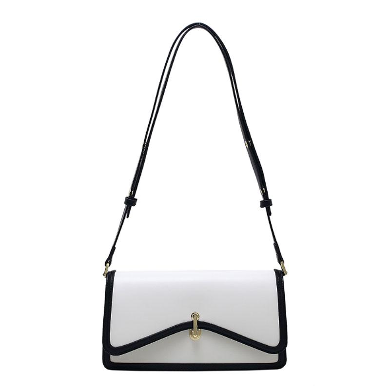 Французский дизайн Niche, контрастный цвет, универсальная сумка через плечо для женщин, новые легкие, роскошные, модные, квадратные сумки, текстура, сумка через плечо