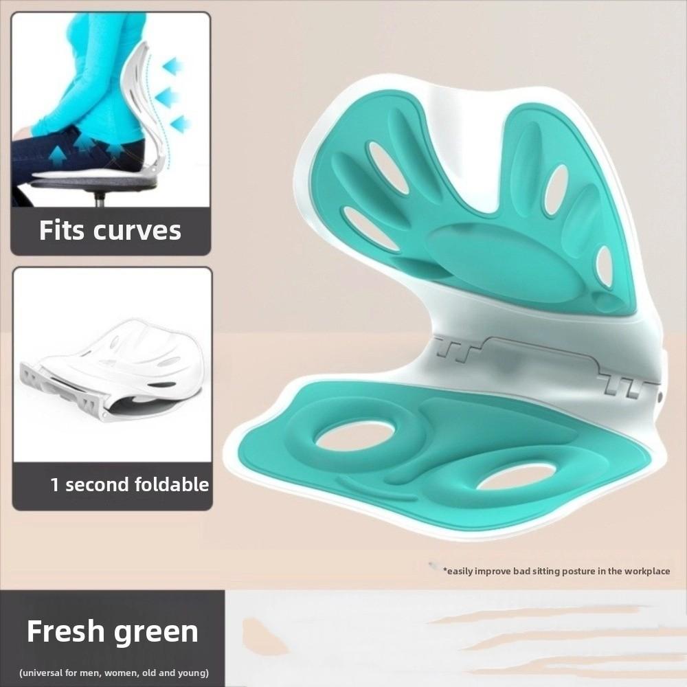 Складная подушка для поддержки спины Мягкая дышащая подушка для поясницы стула Регулируемая легкая подушка для коррекции осанки