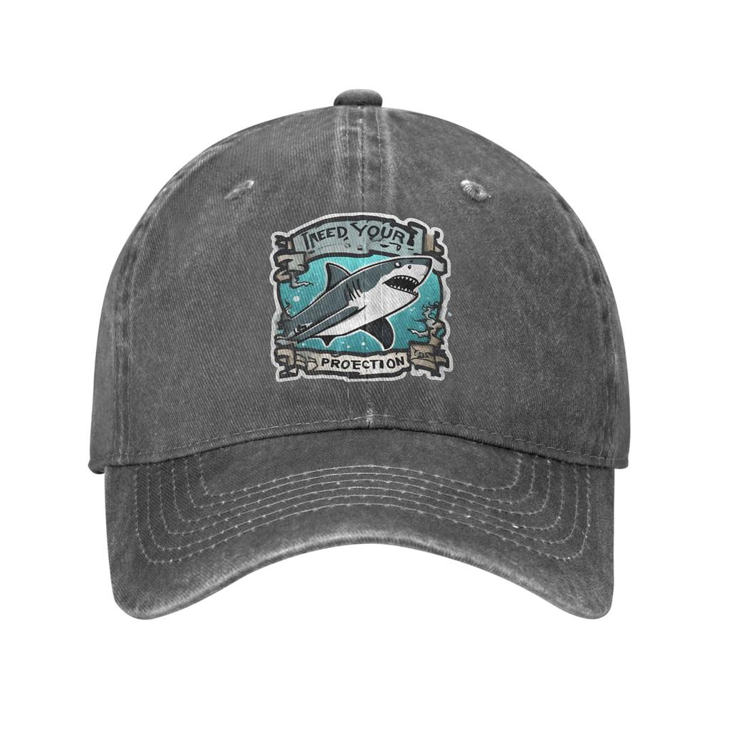 Shark screams Baseball Caps Peaked Cap Protection Animal Sun Shade Hats for Unisex