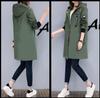 Women's Casual Hooded Jacket Long Sleeve Baseball Uniform