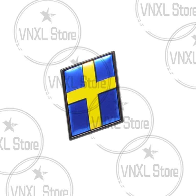 Car-Styling For Volvo Moose Test R Design Inscription Ocean Raec Edition Sweden Flag 3D Metal Stickers Car Trunk Body Emblem