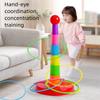 Interactive Ferrule Stacked Toys Early Education Hoop Ring Toss Toys Throw Circle Game  Children