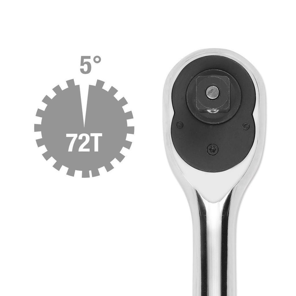 Набор торцевых ключей WORKPRO, дюймовый набор инструментов, гаечный ключ с храповым механизмом Harley, для технического обслуживания автомобилей и мотоциклов, набор из 164 предметов