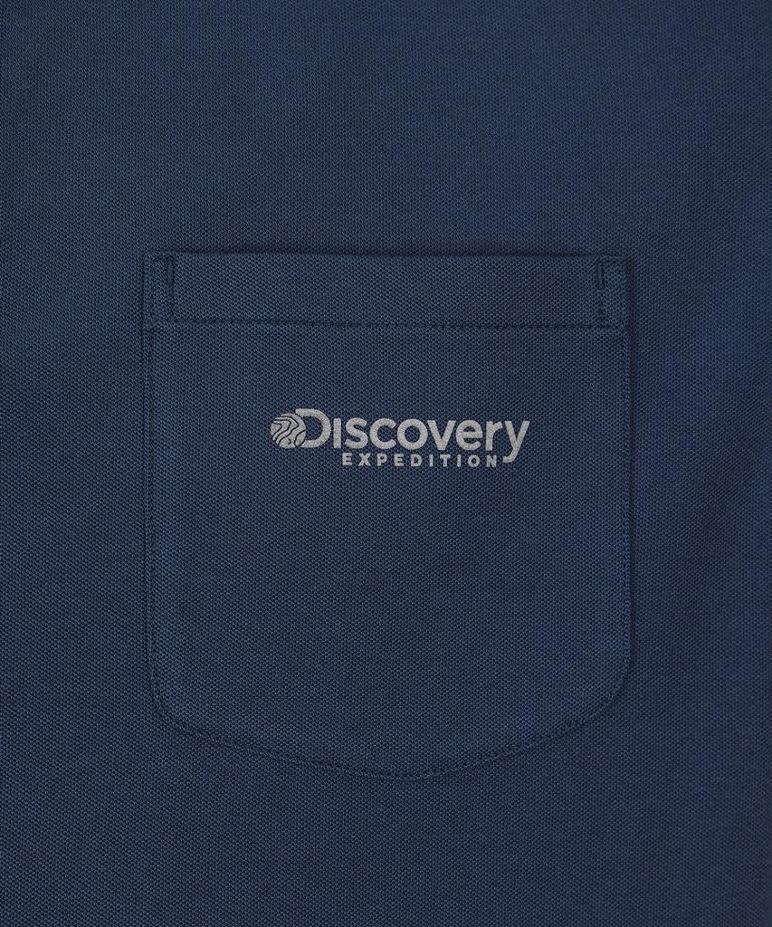 Мужская рубашка-поло Freshvent Ted с карманом DISCOVERY EXPEDITION (D/Темно-синий)