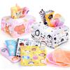 0-3 Year Old Baby Educational Tissue Box, Pink Theme Ringing Paper Cloth Book Simulation Animal Can'T Tear The Paper