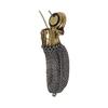 Кошелек для монет Yousheng Chainmail Mesh, винтажный двойной сетчатый держатель для монет с закручивающейся крышкой, коллекционный кошелек в викторианском стиле