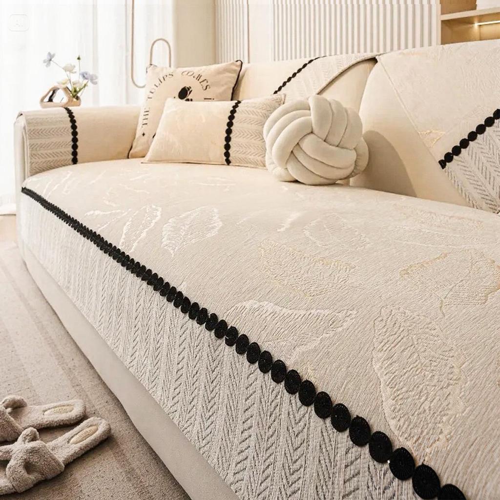 2025 Универсальная шенилловая подушка для дивана - Нескользящая, Четыре сезона, Высококачественный чехол для диванов прямой расстановки