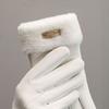 Thick Plush Gloves Touchscreen Cycling Mittens Fashion Driving Gloves  Running