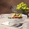 Бытовые креативные многофункциональные стеклянные тарелки для хранения, кухонные закуски, фрукты, еда, конфеты, орехи, лоток для хранения мелочей, домашний органайзер