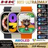 HK9 Ultra 2 Max AMOLED Смарт-часы для мужчин и женщин ChatGPT NFC Компас Фотоальбом Heart Rate Bluetooth Call Sport Smartwatch Upgraded