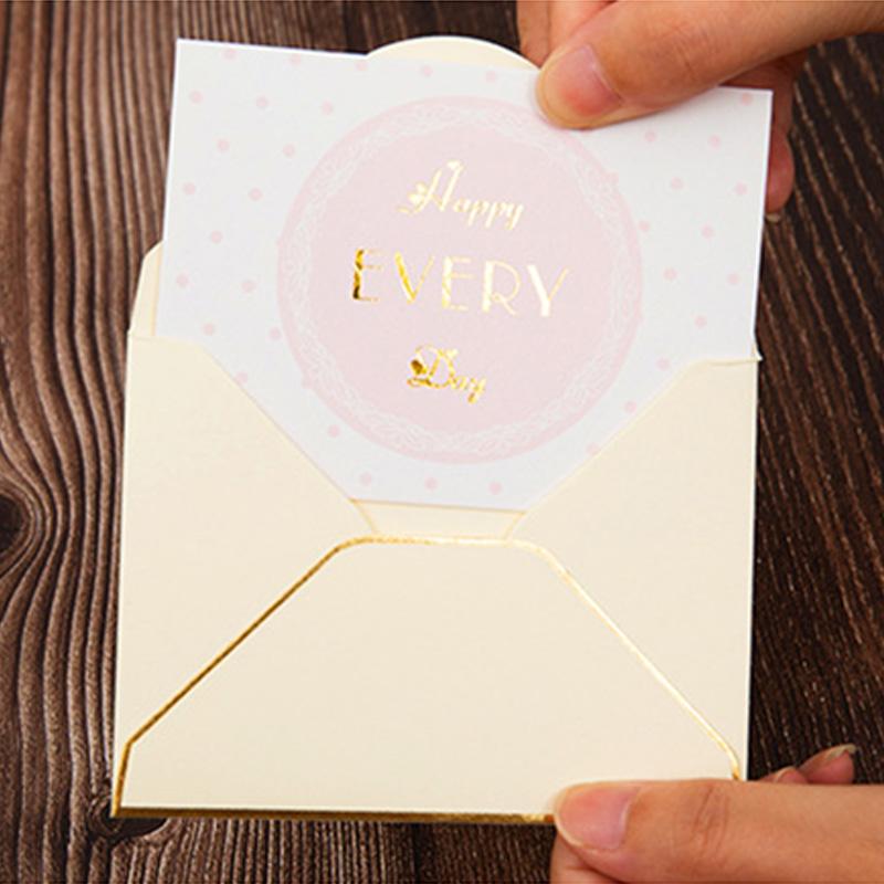 5~20pcs 10x7cm Beige Envelope Greeting Card Invitation Card Paper Office Supplies Holiday Gifts Greeting Card Valentine TMZ