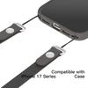 Adjustable Phone Lanyard Anti-lost Crossbody Strap Universal Rotatable Detachable Neck Phone Tether Keychain Chain Rope