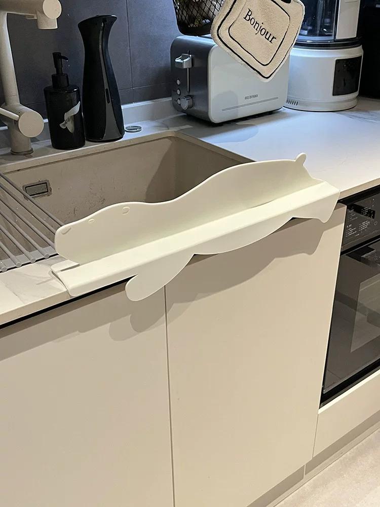 Viele Original Polar Bear Silicone Water Fender Suction Cup Sink Kitchen Dishwashing Splash-Proof Table Water Stop Sheet Thickened