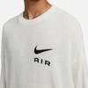 Nike Письмо с логотипом, круглый вырез, повседневный, свободный, спортивный, с длинным рукавом, вязаный свитер для мужчин, белый FB7726-133