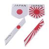 1Pc Japan Flag Logo Emblem Alloy Badge Car Motorcycle Decor Stickers