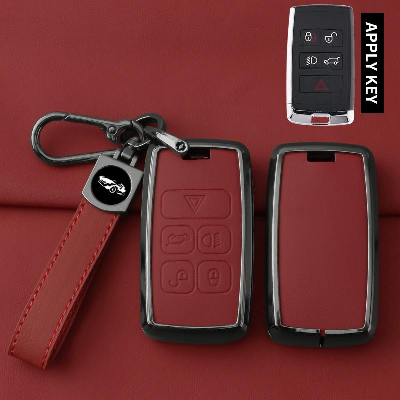 Interior Mouldings Car Zinc Alloy Key Case Cover Shell For Land Rover Range Rover Discoverry 5 Sport Evoque For JAGUAR XE XF XJ