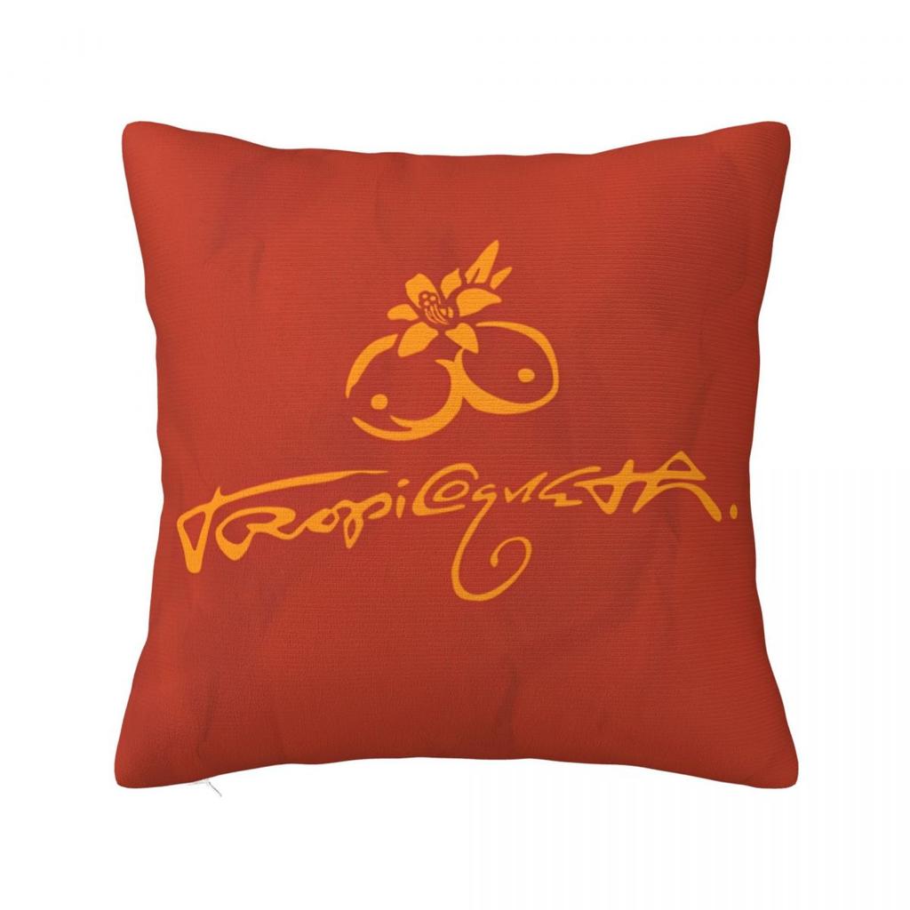 Karol G Tropicoqueta New Album Pillowcase Polyester Cushion Cover Decor Verano Rosa Throw Pillow Case Cover Home Square 40X40Cm