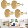 Rust Free and Anti Oxidation Golden Brass Drawer Handles  Round Cupboard Pulls  Long Lasting Beauty for Your Furniture