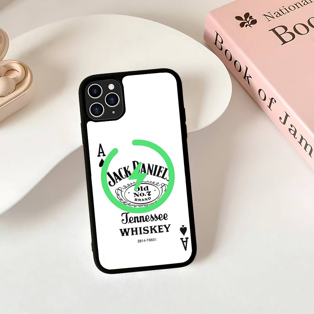 Classic Whiskey Logo J-Jack D-DanielS Phone Case For IPhone 16 15 14 13 12 11 17 Pro Max Plus Magnetic Wireless Cover
