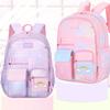 Girls Backpack Rainbow Students Schoolbag Large Capacity 180 Degree Opening Classification Storage Pockets Kindergarten Elementary Middle School Book