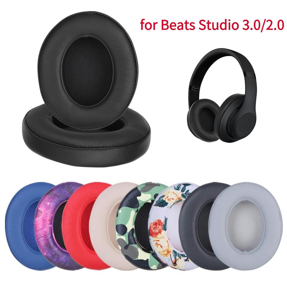 For For Beats Studio 2.0 Studio 3.0 Headphone Replacement Ear Pads Protein Leather and Memory Foam Ear Cushions Headset Accessories