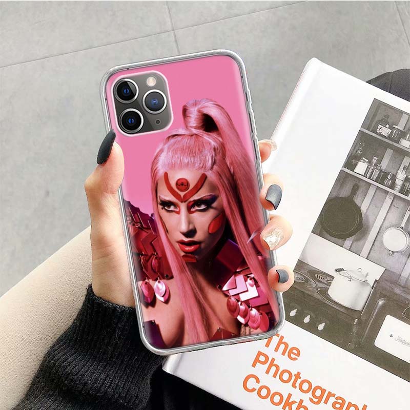 lady gaga singer Phone Case For Apple iPhone 17 Air 16 15 Plus 14 + 13 Mini 12 11 Pro Max 7 8 SE 16Max Soft Shell Cover Coque 17