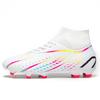 Новые футбольные бутсы мужские и женские высокие взрослые студенческие длинные шипы сломанные шипы игра на траве футбольные бутсы