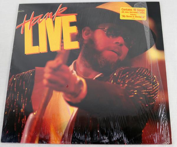 LP Record HANK WILLIAMS JR. - Hank "Live" 125538 Warner Bros. Re 1987 US Country Used