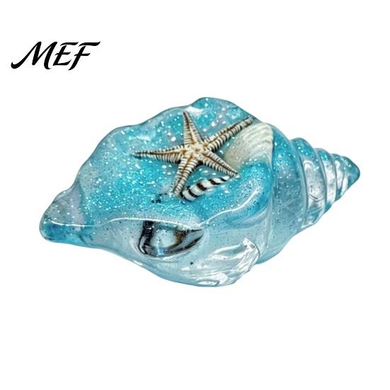 TPR Fidget Toy Clear Conch Stress Relief Toy, Sea Snail Squeezable Relaxing Stretchy Sensory for Anxiety & Hand Exercise Therapy