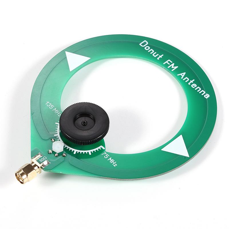 FM Antenna 5W 75-135MHz Car Portable Broadcast Antenna Mini Donut Antenna