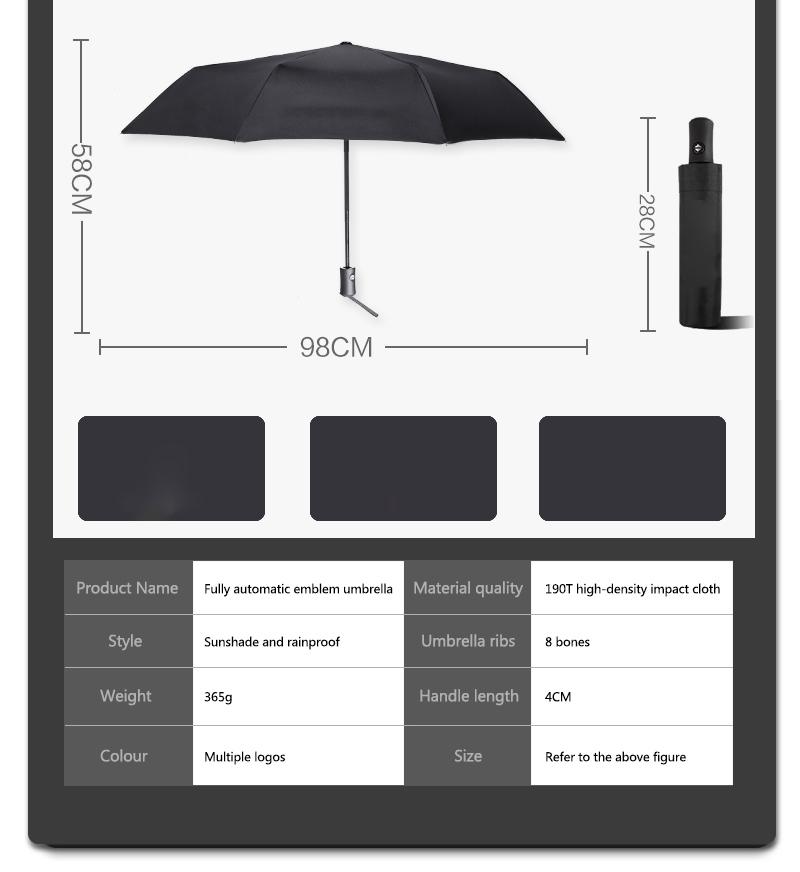 Автомобильный складной зонт Портативный автоматический солнцезащитный козырек Подходит для Lexus ES300 RX330 RX300 GS300 IS250 IS200 CT200h NX RX Автоаксессуары