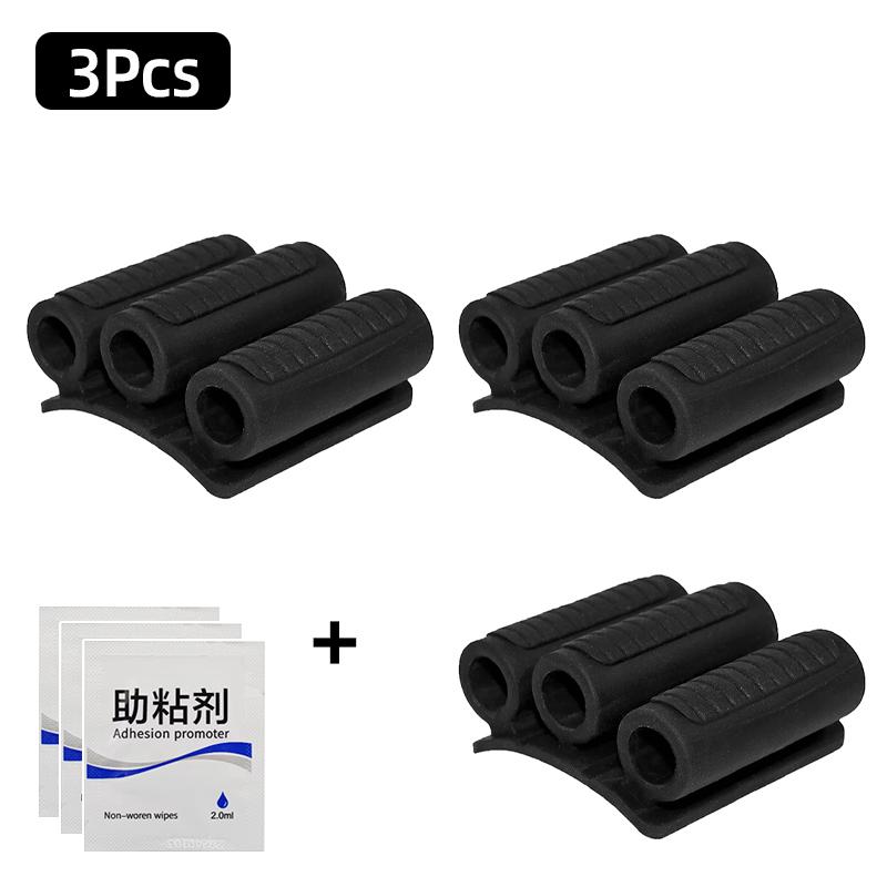 Держатель для отверток с 3 отверстиями, футляр для хранения сверл с шестигранным хвостовиком 1/4 с двухсторонней клейкой лентой 3M (3 метра), аксессуары для инструментов