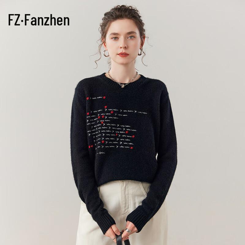 Женский утолщенный кашемировый вязаный свитер Fanzhen