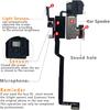Earpiece Ear Speaker Flex Cable  Replacement For iPhone X XR XS 11 12 Mini Pro Max  With Light SenSor NO Face ID