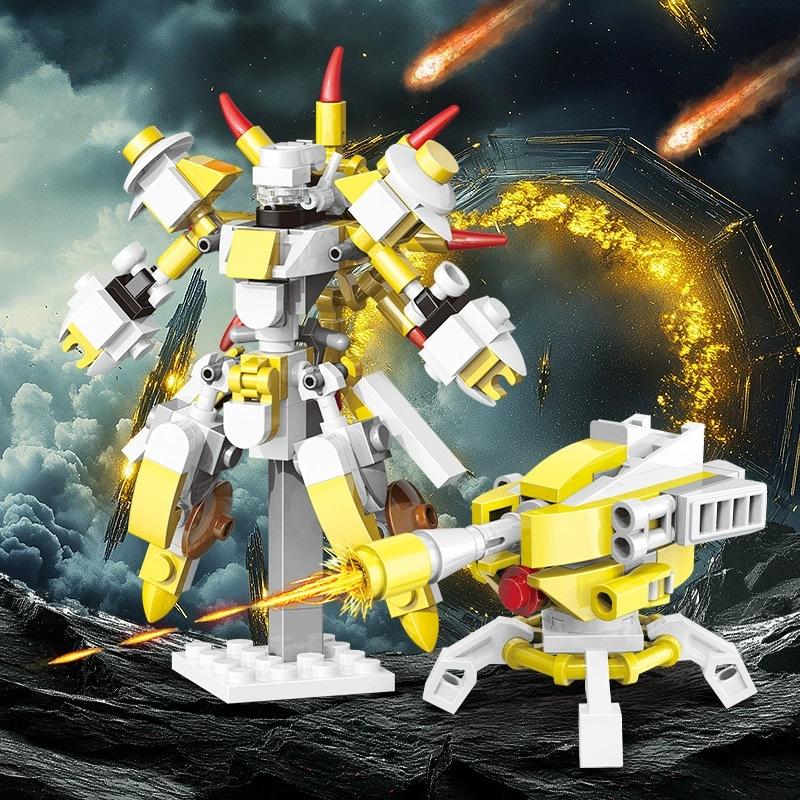 Новейшие Moc Battle Mecha Робот Небесный Фантом Авиационный Полет Вневременная Модель Наборы Строительных Блоков Блоки Игрушка Для Детей