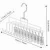 10 Clips Baseball Hat Organizer Rack Hanging Saving Space Peaked Cap Storage Holder Windproof Non-Slip Towel Hanger Clip Scarf